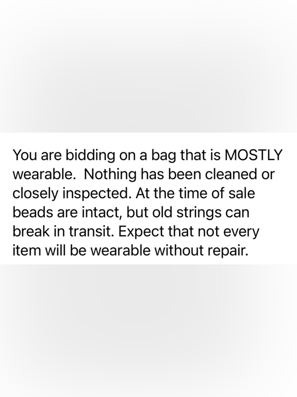 Clearance WEARABLE Bag by Weight. READ BEFORE BIDDING PLEASE!!!!